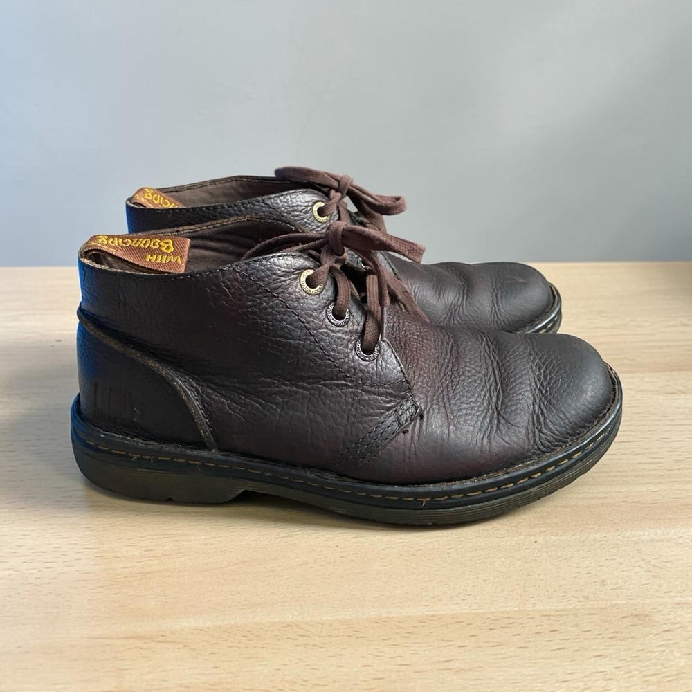 Dr. Martens Sussex Chukka Boots Size 8 EU 41 Brown Leather Rugged Industrial